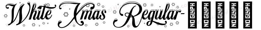 White Xmas Regular字体转换